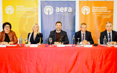 Más de 60 estudiantes finalizan una nueva edición de los cursos de las Cátedras de Empresa Familiar de la UMH y la UA