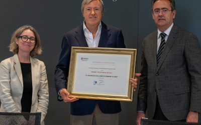 Visita del empresario, escritor y mecenas argentino Alejandro Guillermo Roemmers